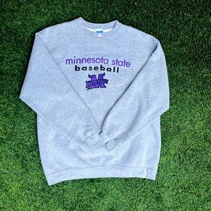 Vintage adidas minnesota state baseball crewneck.